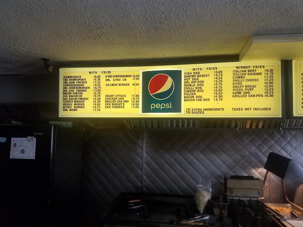 Memo's Hot Dogs Menu image 2