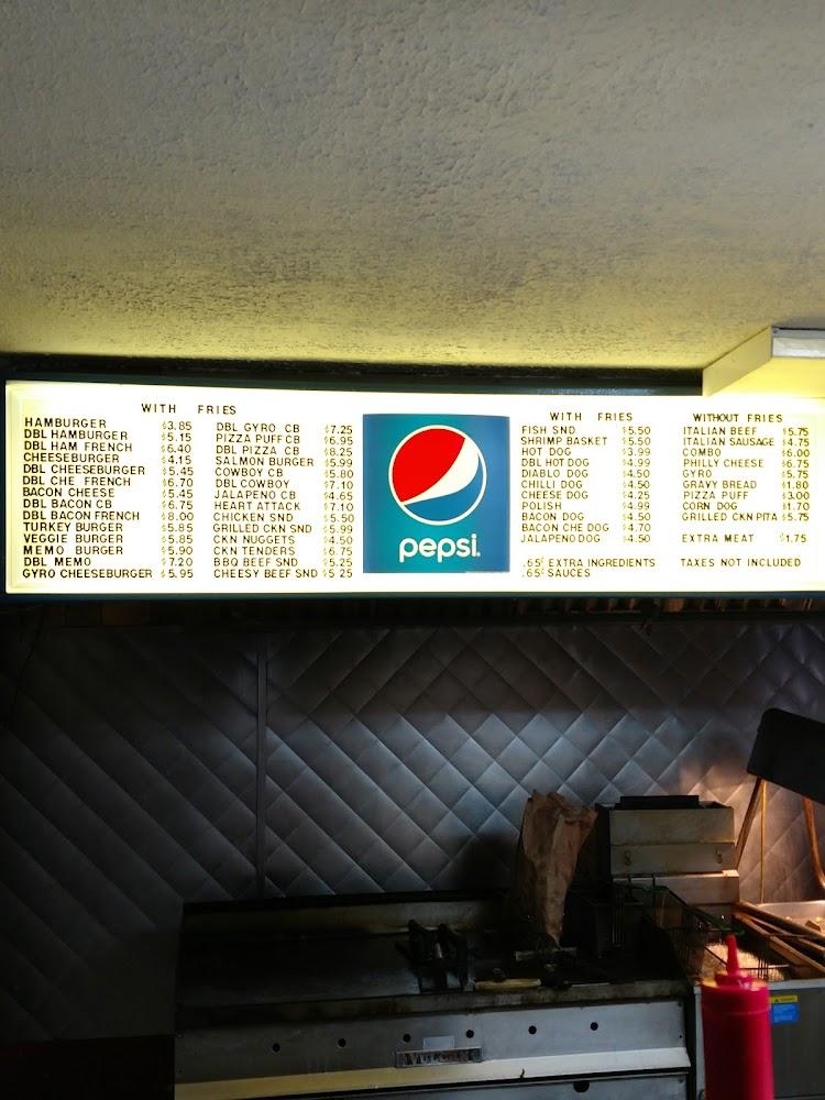 Memo's Hot Dogs Menu image 3